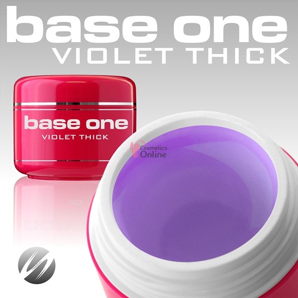 Gel UV Base One Silcare Violet 3 in 1 Thick Violet vascos 250 ml